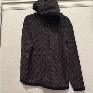 Express Black Plush Mock Neck Sweater